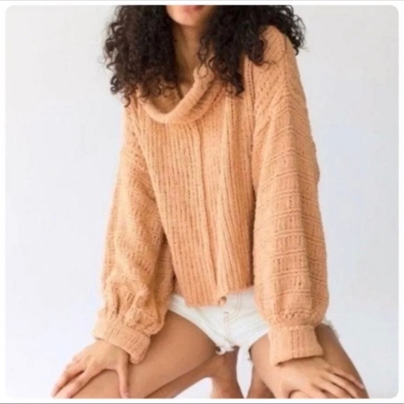 Free People Sweaters - Free People BE YOURS COWL NECK PULLOVER SWEATER NWT